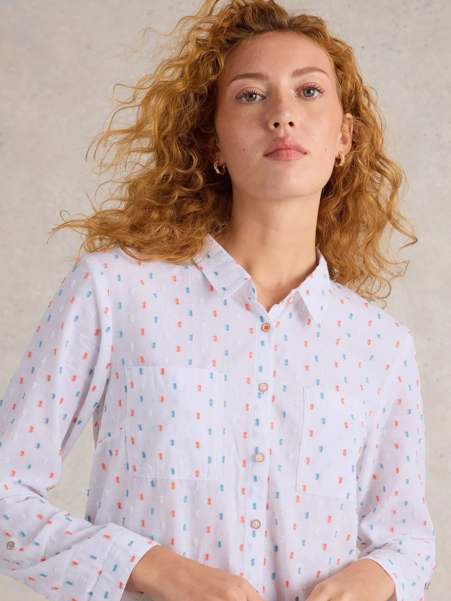 White Stuff Shirt Sophie Organic Cotton